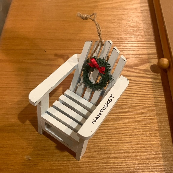 Nantucket Chair Xmas Ornament - Picture 2 of 4